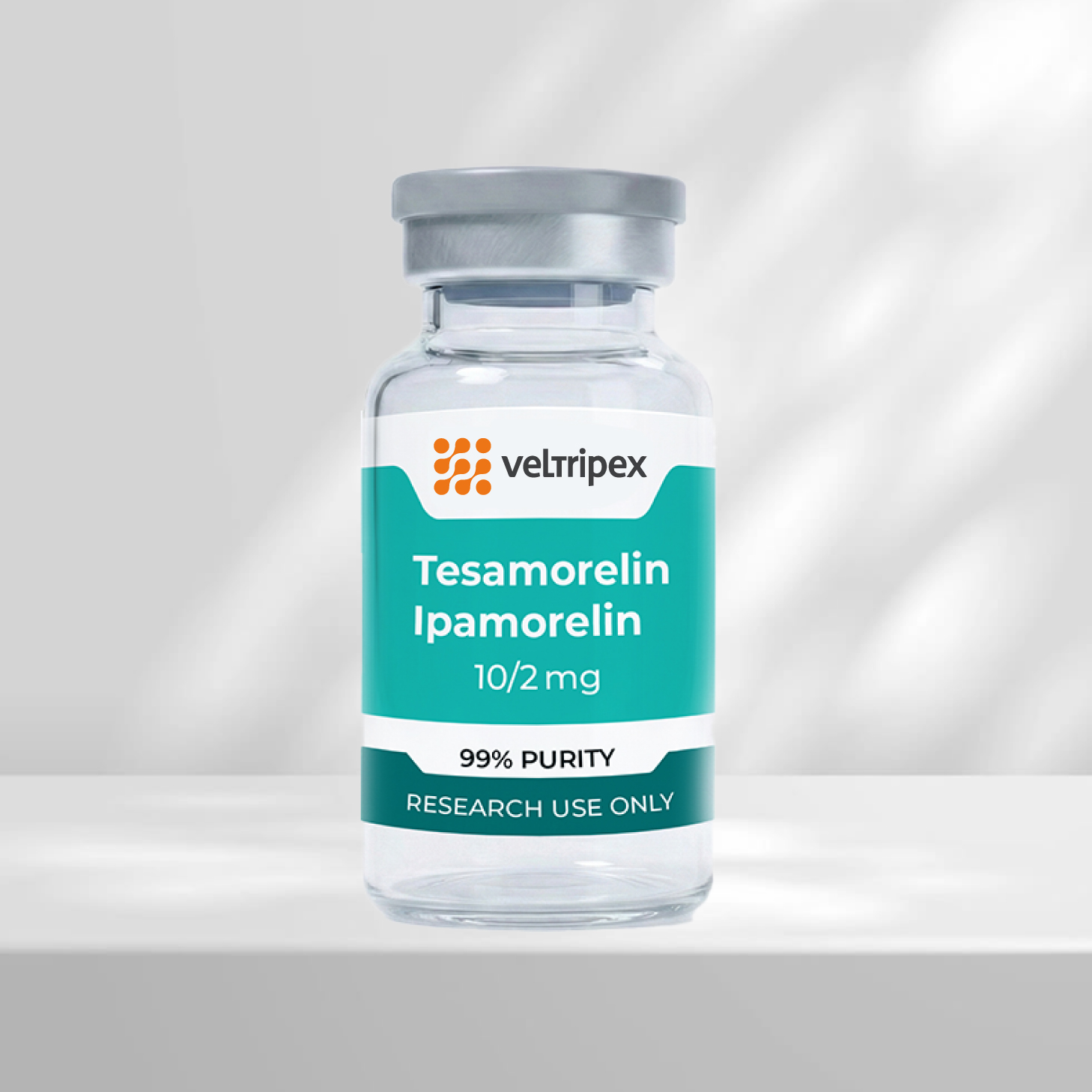 2X-BOTTLE “2X” Tesamorelin | Ipamorelin | 10/2mg - Image 1