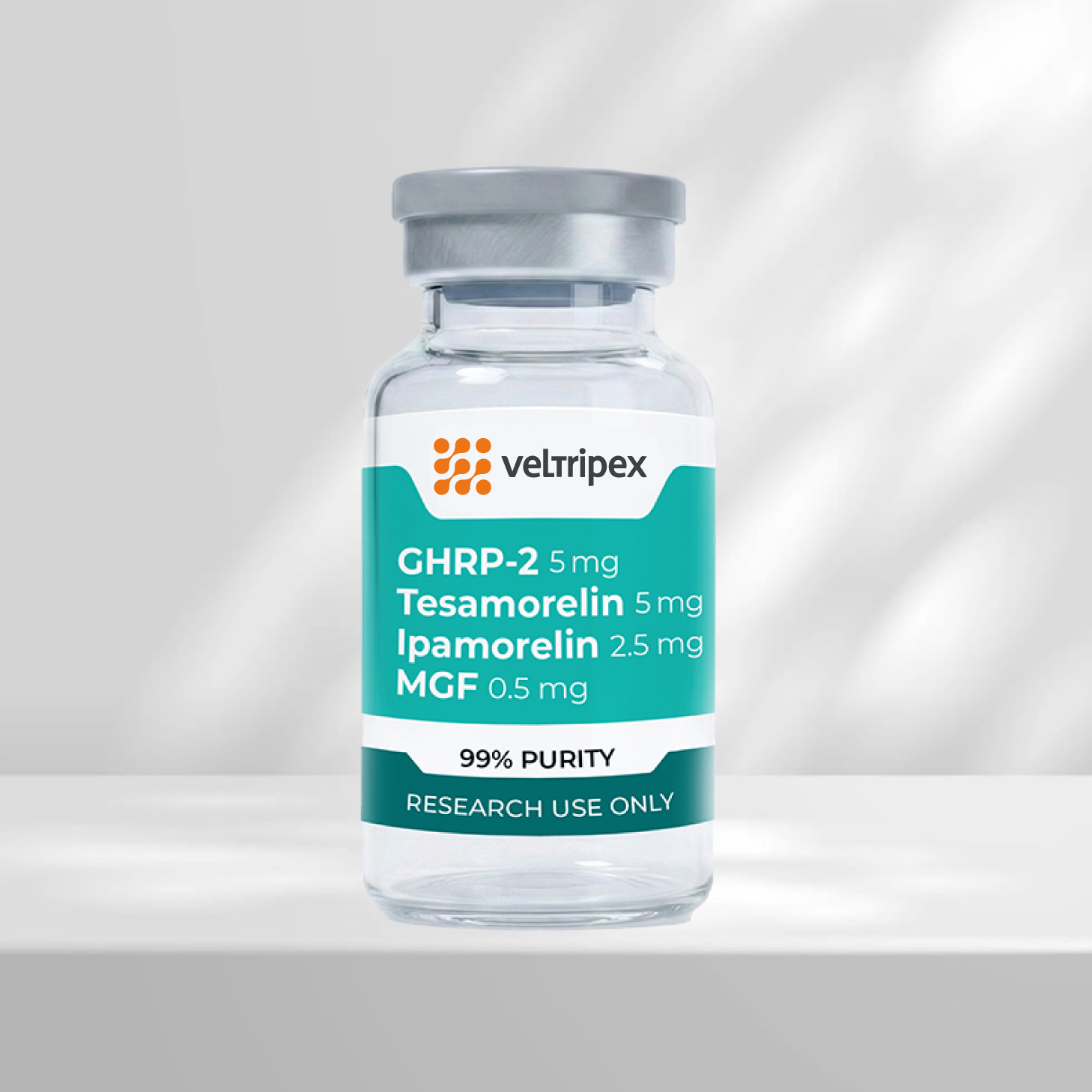 4X-BOTTLE 4X – Tesamorelin | Ipamorelin | MGF | GHRP-2 - Image 1