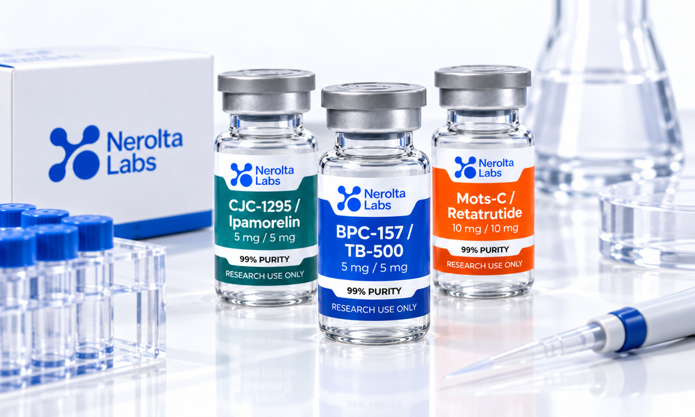 Nerolta Research Library image for peptide blends laboratory research showing peptide-related product or documentation.